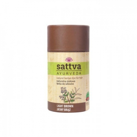 SATTVA AYURVEDA HENNA JASNY BRĄZ 150G